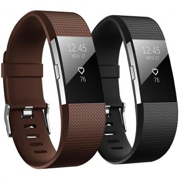 Correa TPU Silicona para Fitbit Charge 2 Hanlesi Banda de Accesorio Ajustable de Deporte