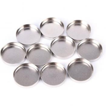 10pcs Empty Aluminum Eyeshadow Containers 10mm