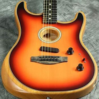 Fender American Acoustasonic Strat, Ebony Fingerboard, 3-Color Sunburst