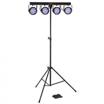 Kit di Effetti a LED SOUNDSATION da 4 Pezzi con Supporto E Borse Portatile