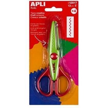 Zigzag Creative Scissors Green 13 cm