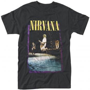 Nirvana Stage Jump Concert T-Shirt