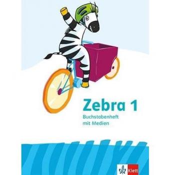 Zebra 1: Buchstabenheft mit Medien in Druckschrift Klasse 1 (Zebra. Ausgabe ab 2024)