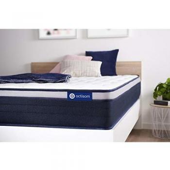 Actisom Matelas Actilatex Max 90x190 cm – Latex & Mémoire de Forme – 26 cm d’épaisseur – Ferme – 7 zones