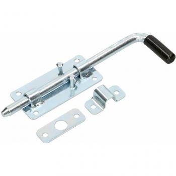 Chiave di accesso garage 220 mm zincata, colore argento, presa in gomma – Kotarbau