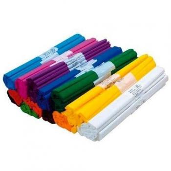 Papel Crepe Amarillo 2.5m x 0.5m