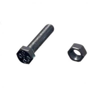 M5 x 25mm Hex Bolt Set with Nuts BZP