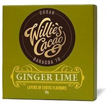 Willie's Cacao Sierra Leone 70% Ginger Lime Chocolate 50g