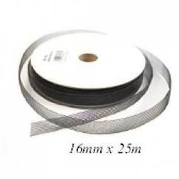 Horsehair Braid Rope, 16 mm, 25 m, Black