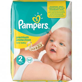 Pampers New Baby 32 Couches 2 (3-6 kg)