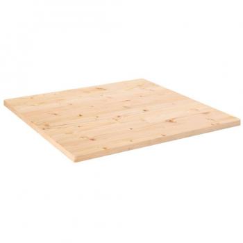 Vidaxl Table Top 80x80x2.5 cm Pine Solid Wood