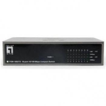 Switch 16P DT NivelOne F1602TX 10/100, FSW-1602TX