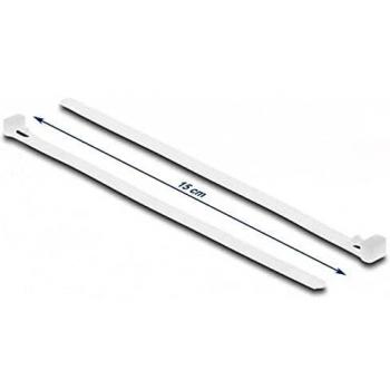 Fascette Riutilizzabili Delock 150x7,2 mm – 100 Unità (Bianco)