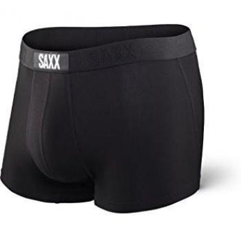 Saxx Vibe Bóxer de Hombre 3 Suavidad Extrema Negro L