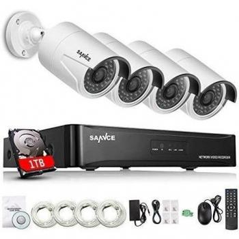 ANNKE CCTV Kit 4 Cámaras 1280*960P