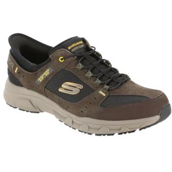 Skechers Homme Slip‑ins RF : Oak Canyon Chaussures Moyen Width Brun/Noir, Pointure 45