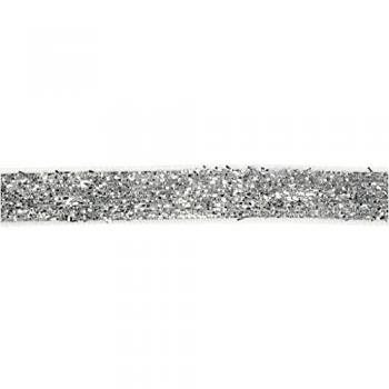 Ruban décoratif argenté 10 mm 5 m