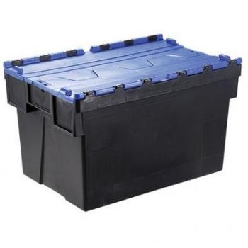 Caja de Almacenamiento Azul 65L con Tapa RS PRO