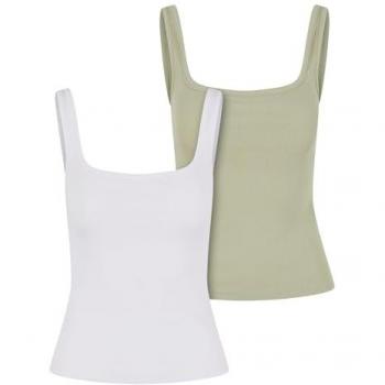 Top de mujer con cuello ancho Urban Classics