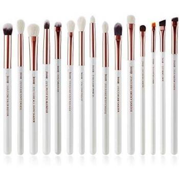 Ensemble de pinceaux Jessup 15 pièces pour fards à paupières et eyeliner