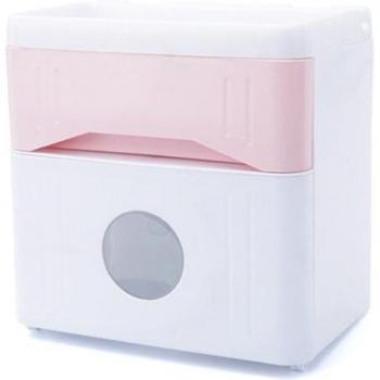 ONEUP Bathroom Tissue Box with Garbage Bag Shelf