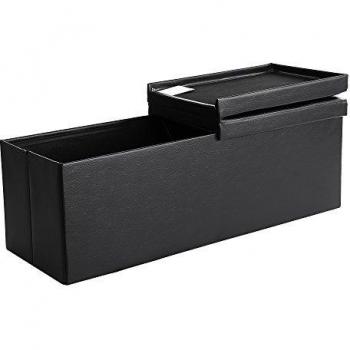 Cassapanca Pieghevole Nero per Salotto