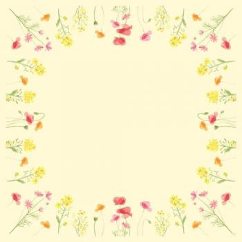 Mitteldecke Dunicel “Poppy Field” – 84×84 cm, 20‑faches Paket