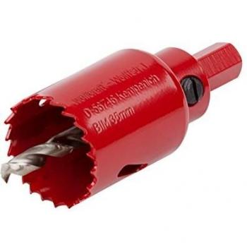 Wolfcraft Sierra de Corona BiM 5467000 con Adaptador y Broca Piloto