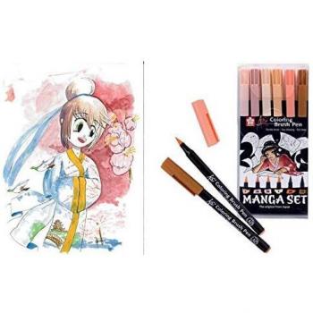Set de Pinceles Koi para Manga