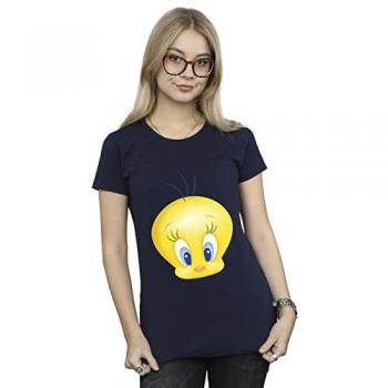 Tweety Bird Face Cotton T-Shirt