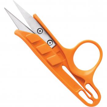 Fiskars Garnknipser 1005132 – 12 cm, rostfreie Klinge, orange Griff, Näh