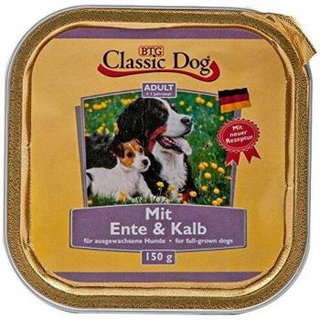 Classic Dog Schale mit Ente & Kalb 150g