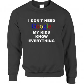 Tim & Ted Don't Need The Internet X-Large Dark Grey Turtleneck