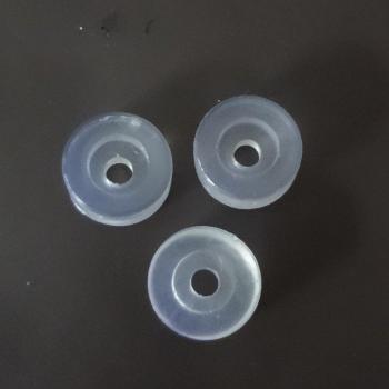 30pcs 17mm x 8mm Shower Rail Locator Rubber Touch Beads