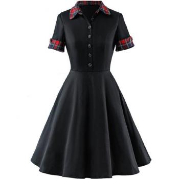 Robe Tunique à Carreaux