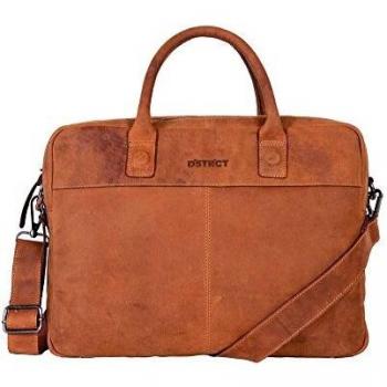 Cognac 15.6 Working Briefcase – DSTRCT Wall Street Edition