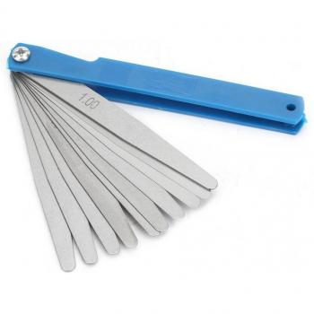100mm Stainless Steel Feeler Gauge Set 0.10-1.00mm