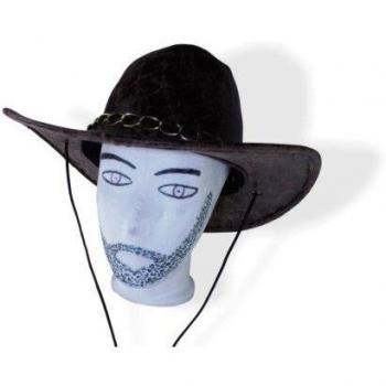 Holz-Cowboy‑Hut für Kinder, Medium – mit Kette