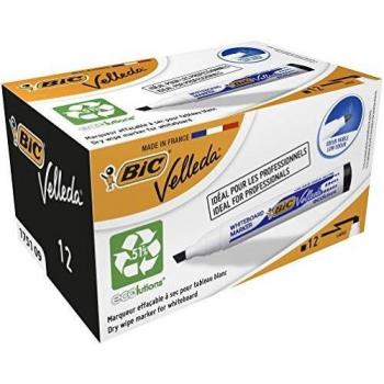 Bic Velleda Pizarra Eco Point Beleel 12 marqueurs