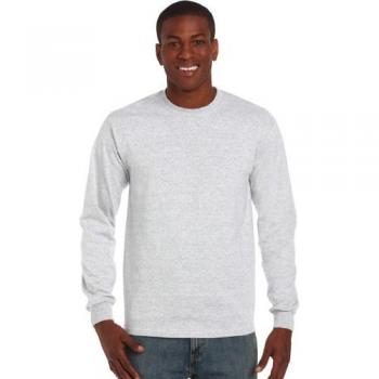 T-shirt homme Gildan uni manches longues (S)