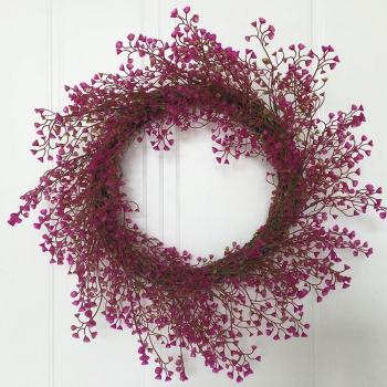 18-Inch Artificial Wreath with Grapevine Base