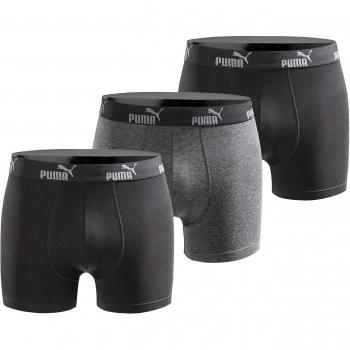 Puma Herren Boxershorts Limited Statement Edition – Schwarzer 3er-Set, L
