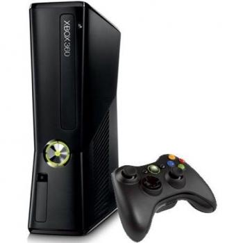 Gaming-Konsole Xbox 360 Slim, 250 GB – Matte Schwarz