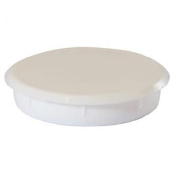 White 35mm Door Hinge Seal Caps – 4 Piece Kit