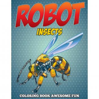 Robot Insects Coloring Book