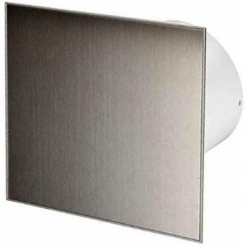 Ventilateur Inox TRAX 100mm pour salle de bain avec minuterie intégrée