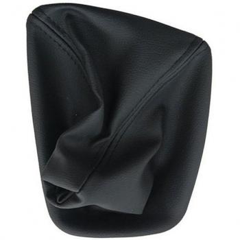 Palanca de cambios con bota de cuero negro para BMW E30, E36, E39, E46, E81, E82, E87, E88, E90, E91, E92, E93, E60