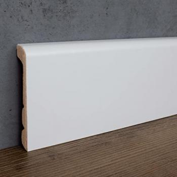 PROVISTON Universal Sockelleiste 24 x 92 x 2400 mm weiß foliert