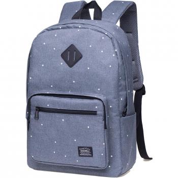 Sac à dos scolaire KAUKKO avec compartiment pour ordinateur portable 15 pouces