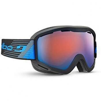 Julbo Mars Brille schwarz/blau mit orange/blauer Spectron 3 Polycarbonat-Scheibe